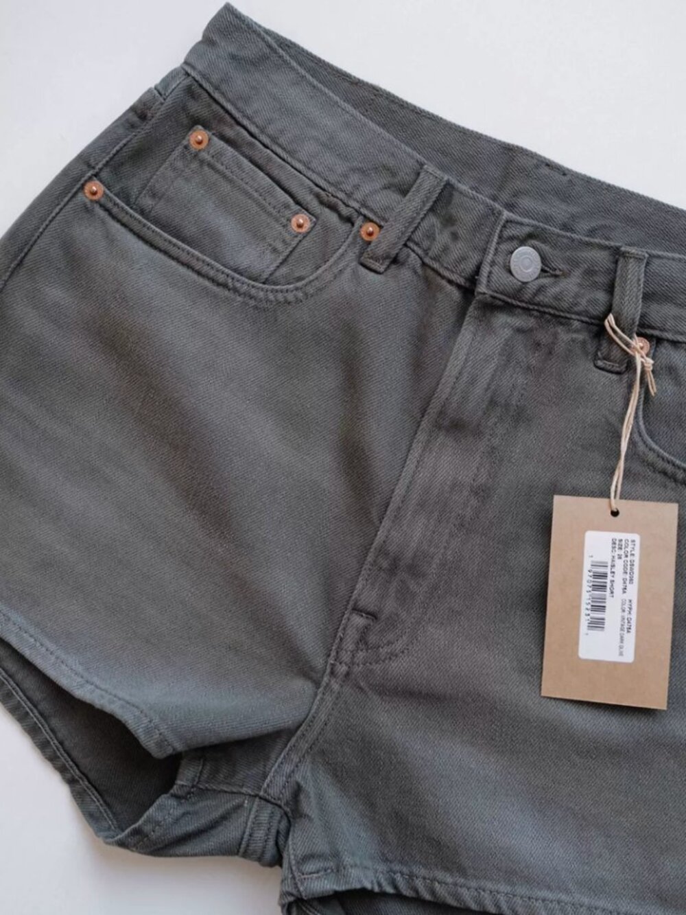 NWT Denimist Haisley Short 25/26/27/28 Vintage Dark Olive - Picture 7 of 10